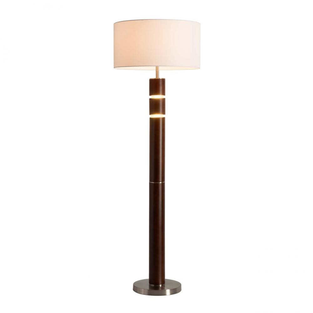 Encino Floor Lamp, Dark Brown