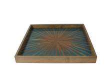 Oggetti Luce 93-BB88/BLU - TRAY, BAMBOO, BLUE