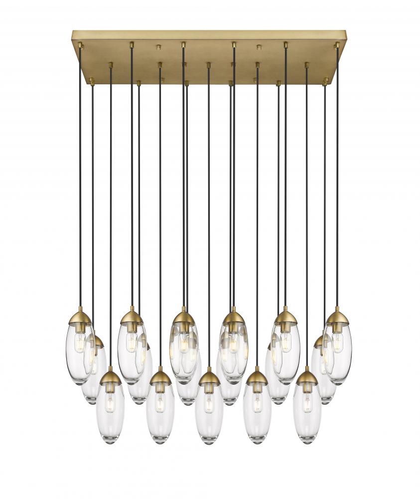 17 Light Linear Chandelier