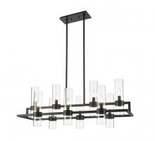 Z-Lite 4008-10MB - 10 Light Linear Chandelier