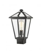 Z-Lite 579PHMS-BK - 1 Light Outdoor Post Mount Fixture