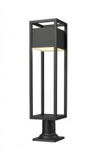 Z-Lite 585PHBR-533PM-BK-LED - 1 Light Outdoor Pier Mounted Fixture