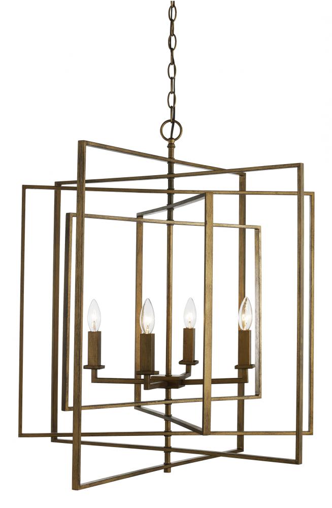 El Capitan 26" Pendant Style Cage Chandelier