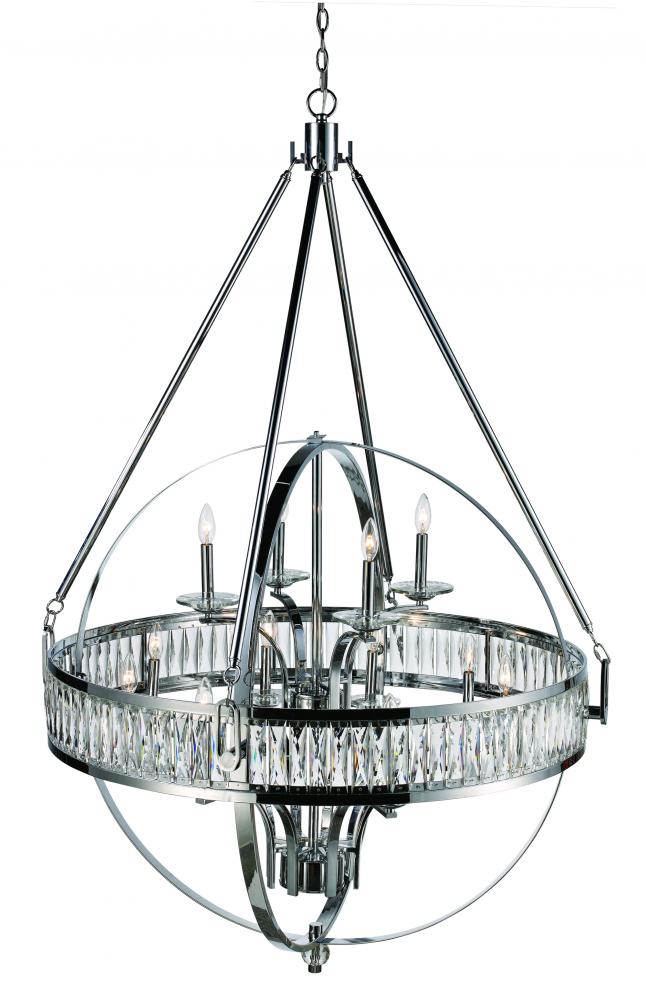 12LT SPHERE SHAPE CHANDELIER-P