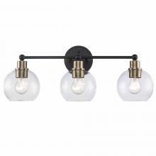 Trans Globe 22223 AG-BK - Vanity Lighting Antique Gold/Black