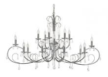 Trans Globe 70368 PC - 18LT-CHANDELIER-CHROME W/HANGI