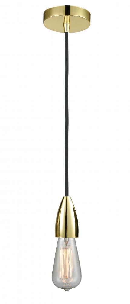 Fairchild - 1 Light - 2 inch - Gold - Cord hung - Mini Pendant