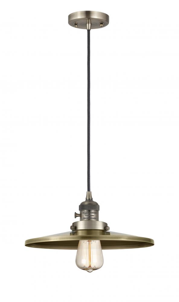 Appalachian - 1 Light - 12 inch - Oil Rubbed Bronze - Cord hung - Mini Pendant