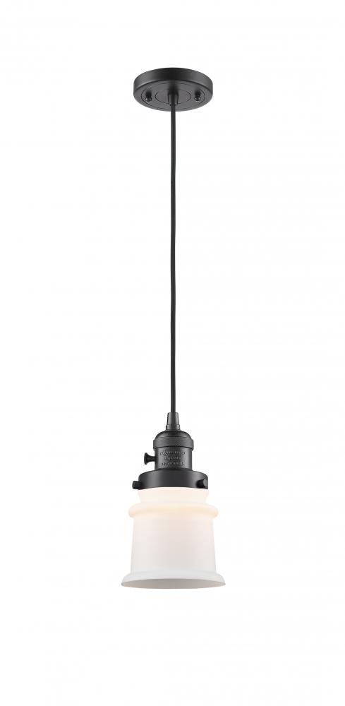 Canton - 1 Light - 5 inch - Oil Rubbed Bronze - Cord hung - Mini Pendant