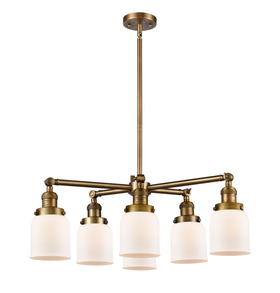 Small Bell 6 Light Chandelier