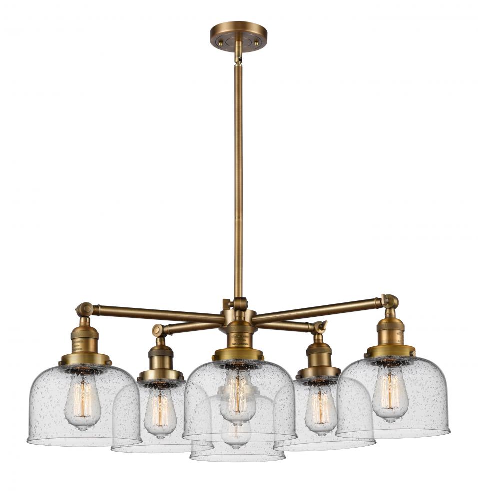 Large Bell 6 Light Chandelier