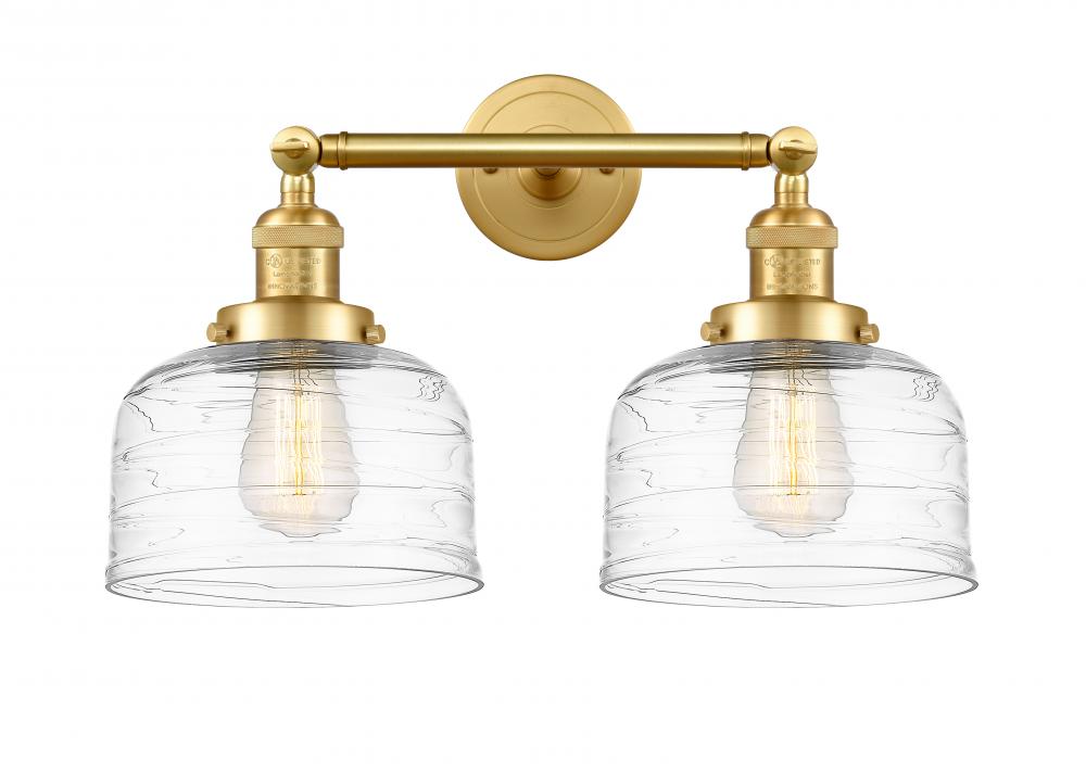 Bell - 2 Light - 19 inch - Satin Gold - Bath Vanity Light