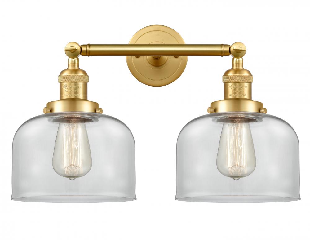 Bell - 2 Light - 19 inch - Satin Gold - Bath Vanity Light