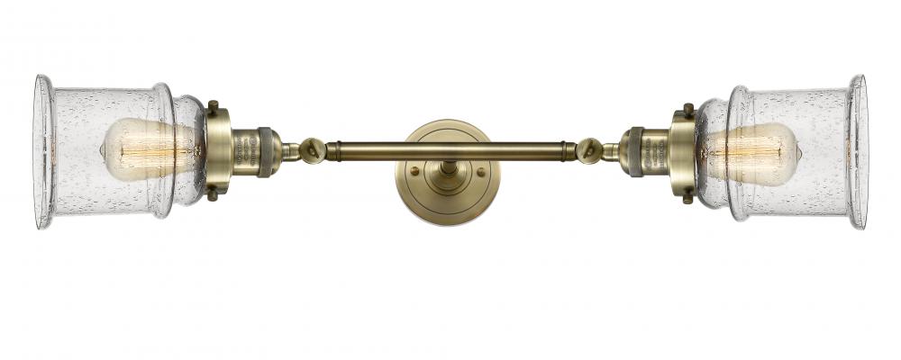 Canton - 2 Light - 6 inch - Antique Brass - Bath Vanity Light