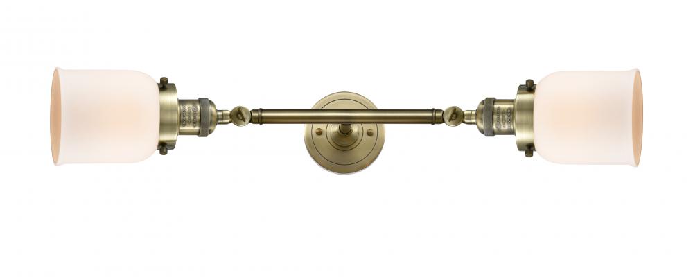 Bell - 2 Light - 5 inch - Antique Brass - Bath Vanity Light