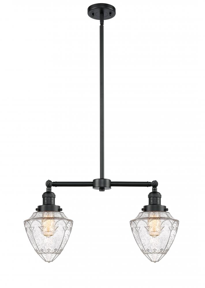 Bullet - 2 Light - 24 inch - Oil Rubbed Bronze - Stem Hung - Island Light