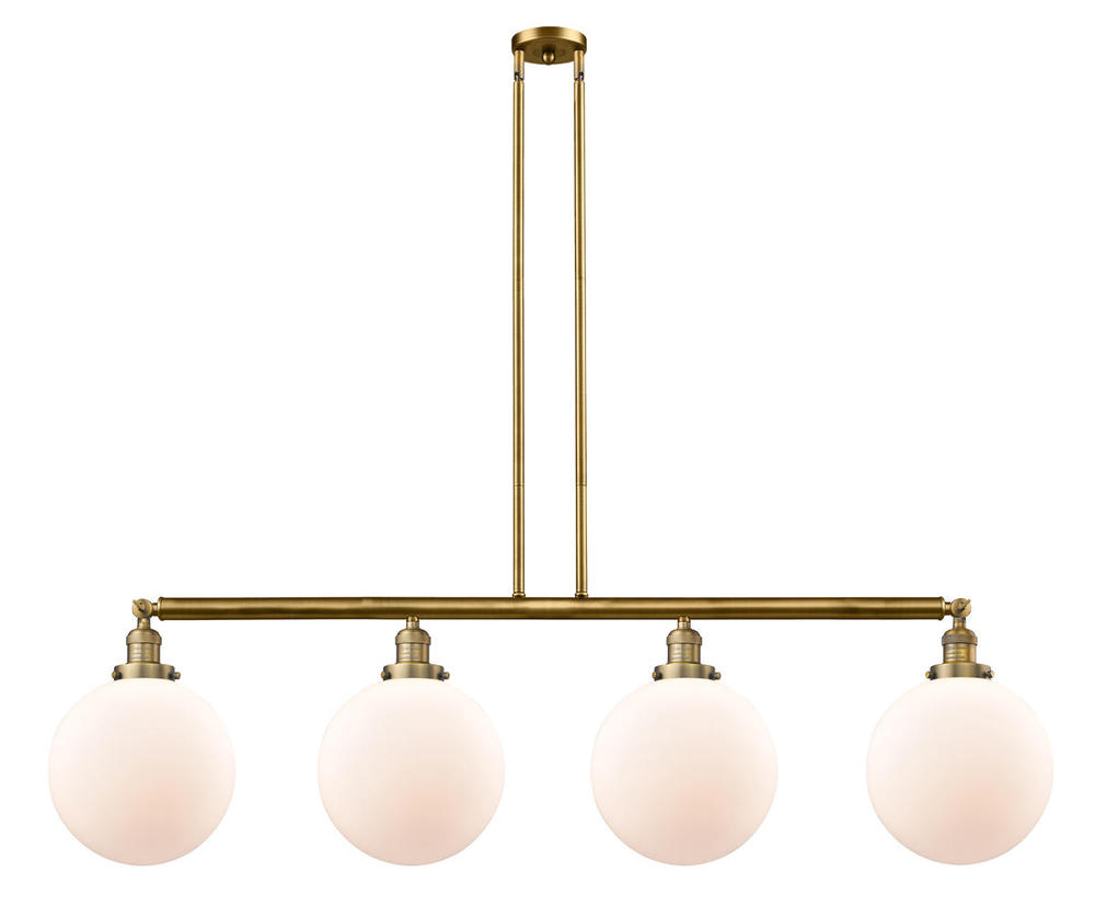 Beacon - 4 Light - 54 inch - Brushed Brass - Stem Hung - Island Light