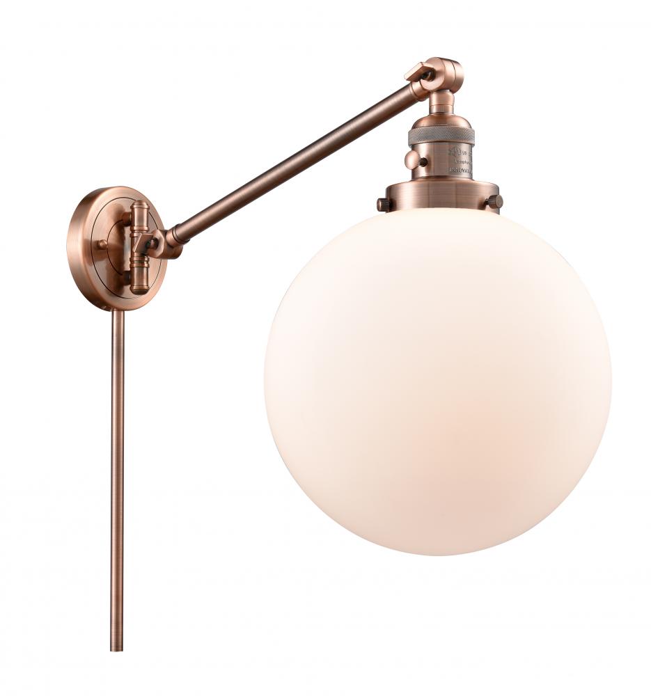 Beacon - 1 Light - 10 inch - Antique Copper - Swing Arm