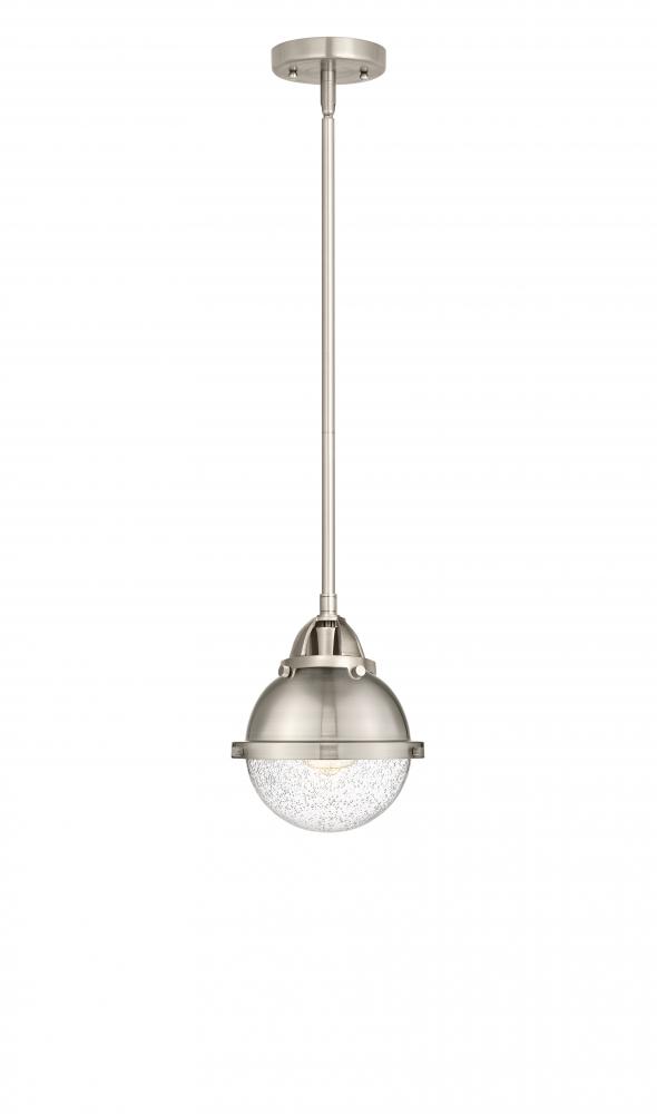 Hampden - 1 Light - 7 inch - Brushed Satin Nickel - Cord hung - Mini Pendant