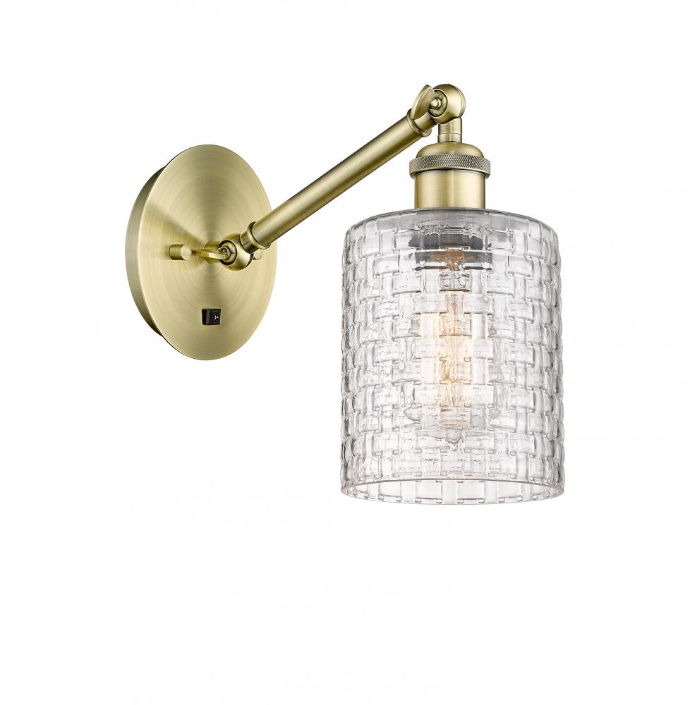 Cobbleskill - 1 Light - 5 inch - Satin Gold - Sconce