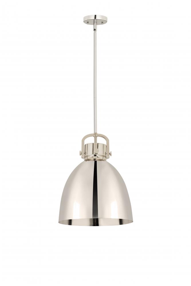 Newton Bell - 1 Light - 14 inch - Polished Nickel - Pendant