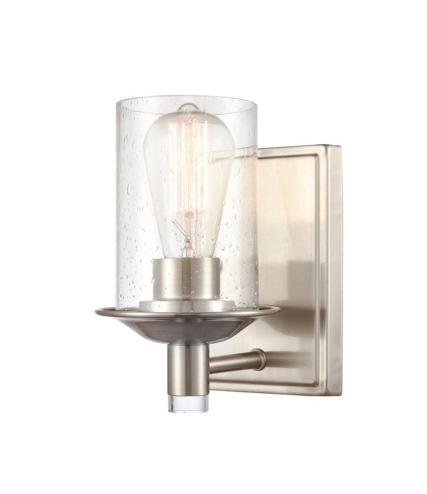 Manhattan - 1 Light - 5 inch - Satin Nickel - Bath Vanity Light