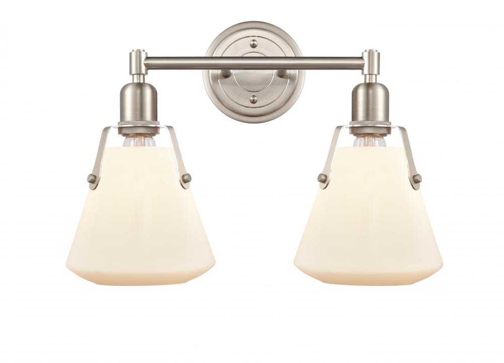 Luna - 2 Light - 18 inch - Satin Nickel - Bath Vanity Light