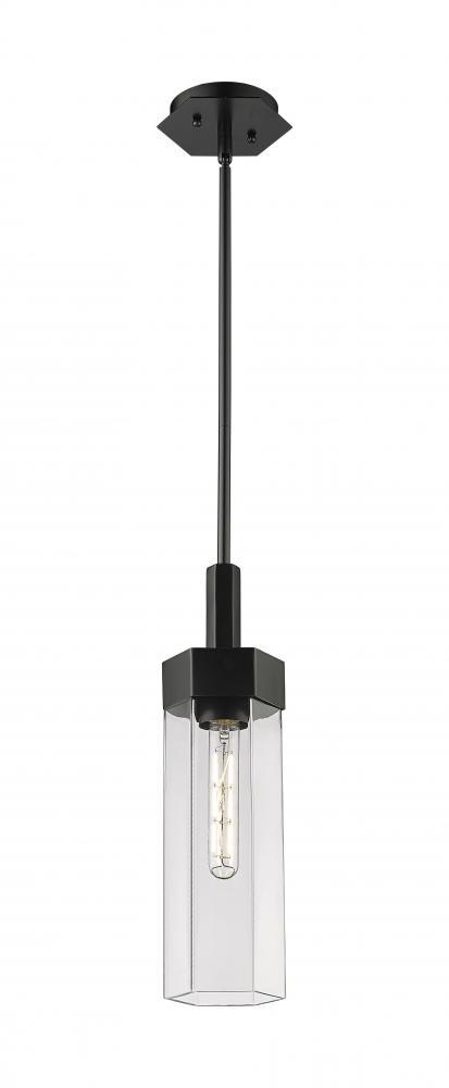 Claverack - 1 Light - 6 inch - Matte Black - Pendant