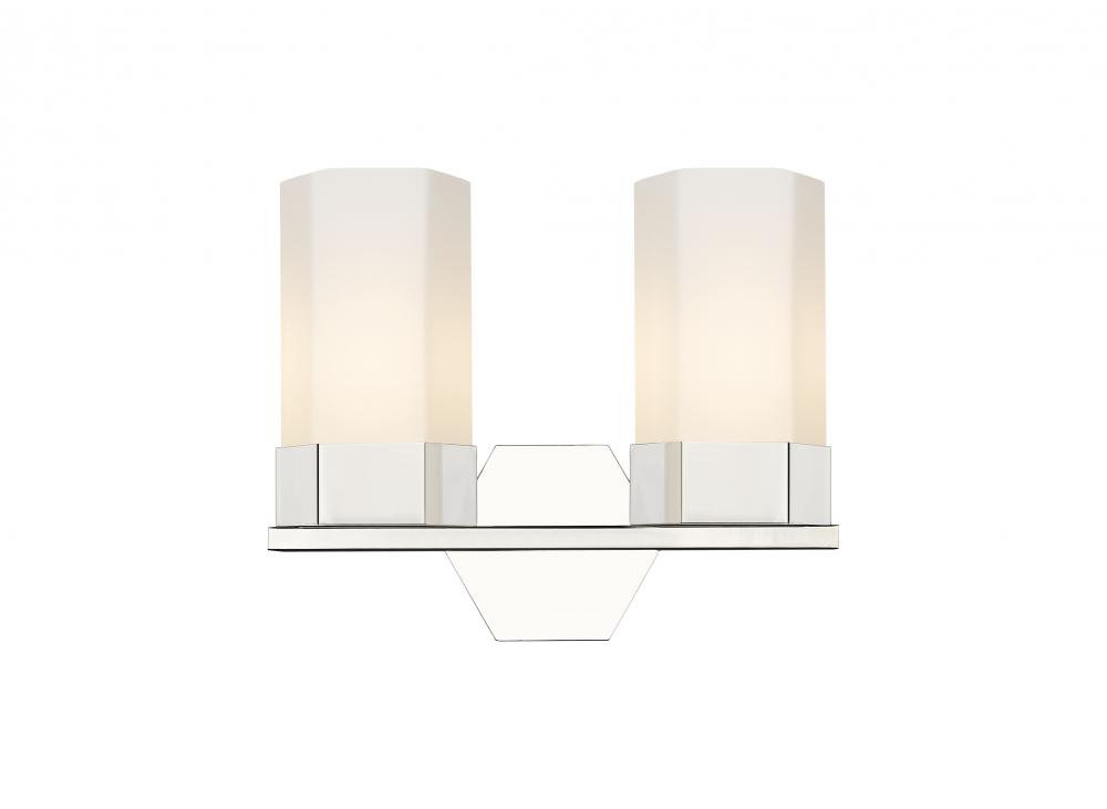 Claverack - 2 Light - 13 inch - Polished Nickel - Bath Vanity Light