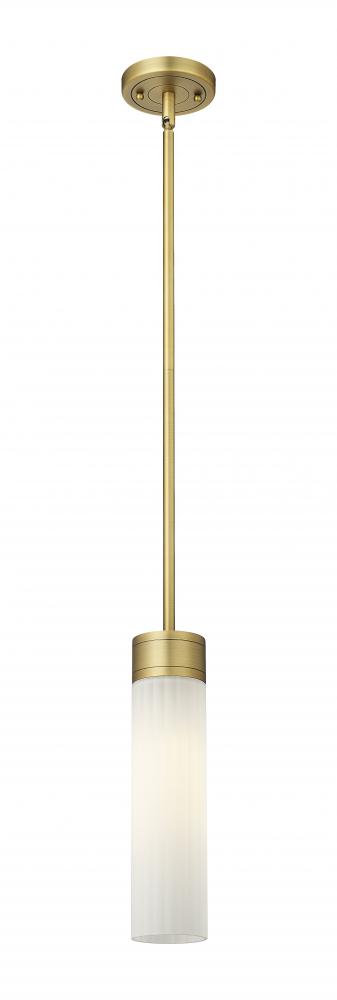 Empire - 1 Light - 3 inch - Brushed Brass - Pendant