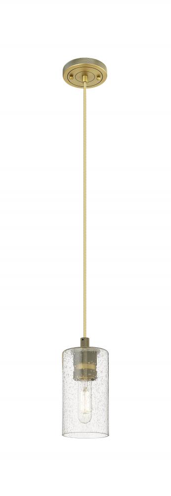 Crown Point - 1 Light - 5 inch - Brushed Brass - Pendant