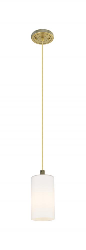 Crown Point - 1 Light - 5 inch - Brushed Brass - Pendant