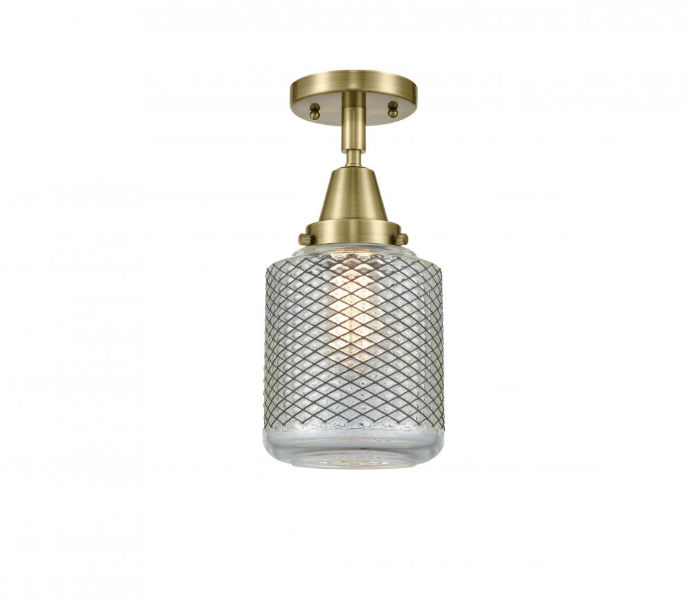 Stanton - 1 Light - 6 inch - Antique Brass - Flush Mount