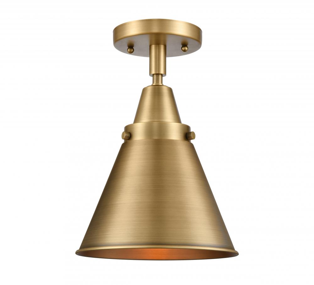 Appalachian - 1 Light - 8 inch - Brushed Brass - Flush Mount