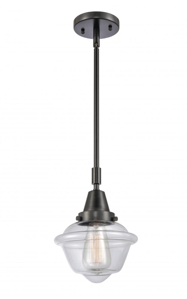 Oxford - 1 Light - 8 inch - Matte Black - Mini Pendant