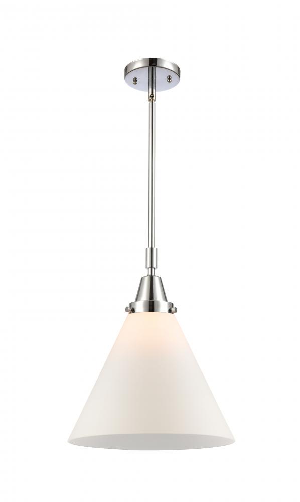 Cone - 1 Light - 12 inch - Polished Chrome - Mini Pendant