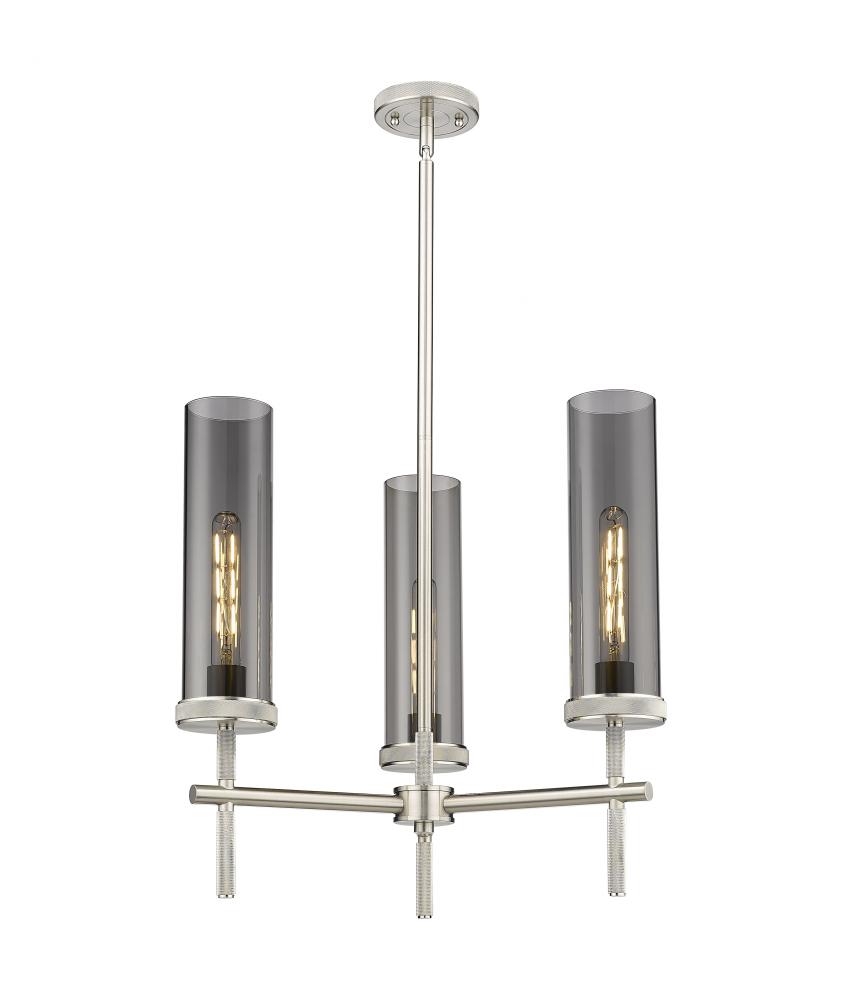 Lincoln - 3 Light - 21 inch - Satin Nickel - Pendant