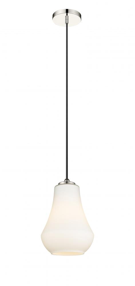 Fairfield - 1 Light - 7 inch - Polished Nickel - Cord hung - Mini Pendant