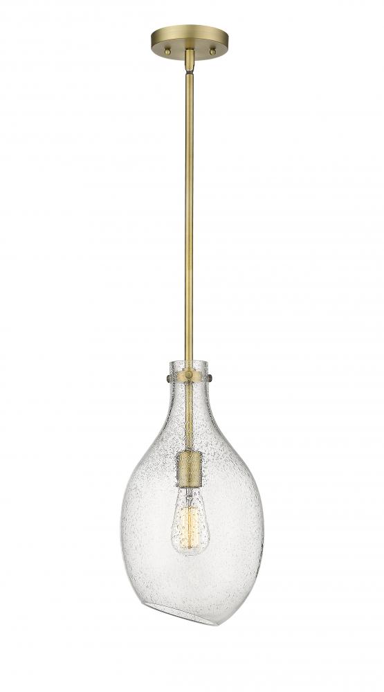 Norwalk - 1 Light - 9 inch - Brushed Brass - Stem hung - Mini Pendant