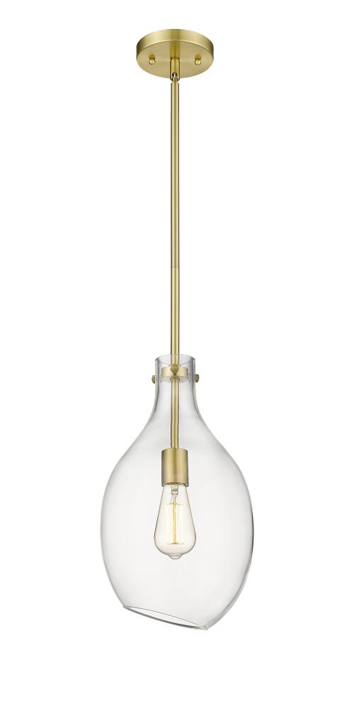 Norwalk - 1 Light - 9 inch - Satin Gold - Stem hung - Mini Pendant