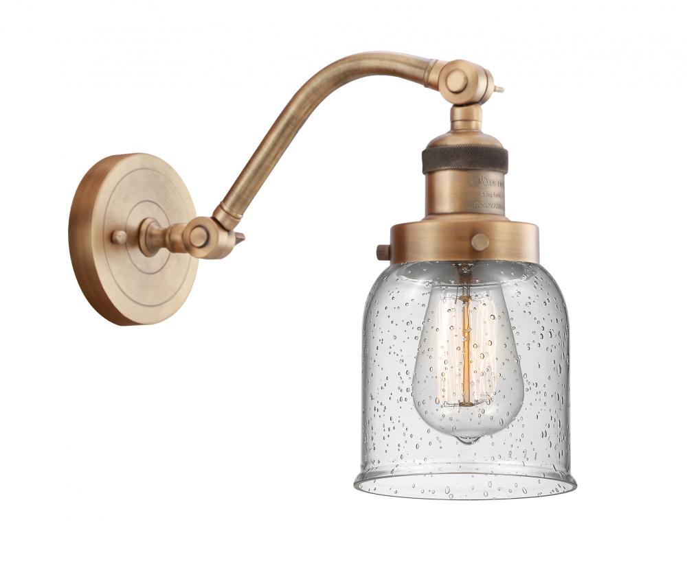 Bell - 1 Light - 5 inch - Brushed Brass - Sconce