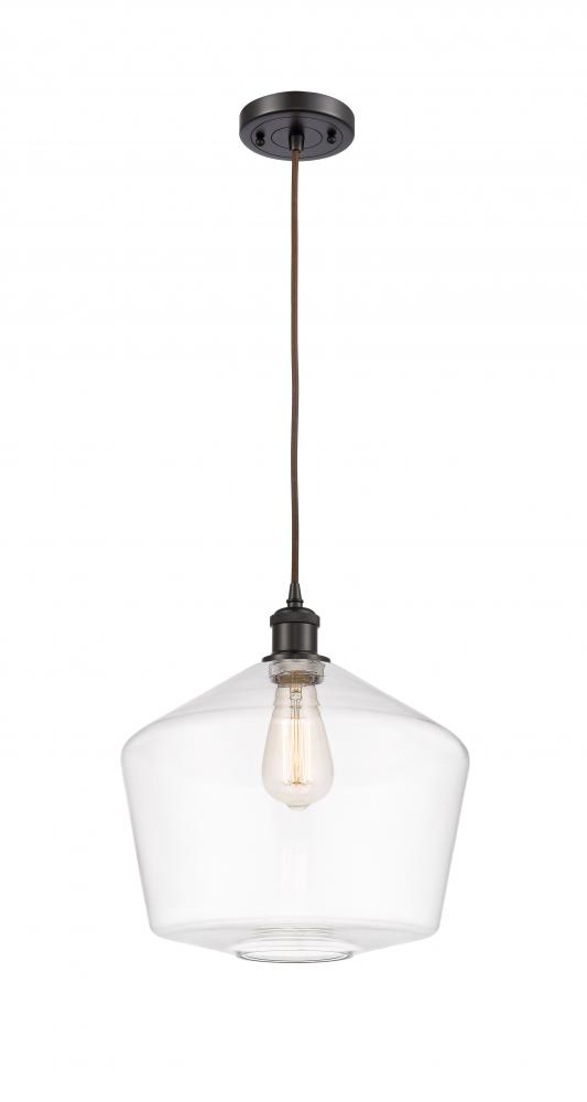 Cindyrella - 1 Light - 12 inch - Oil Rubbed Bronze - Cord hung - Mini Pendant