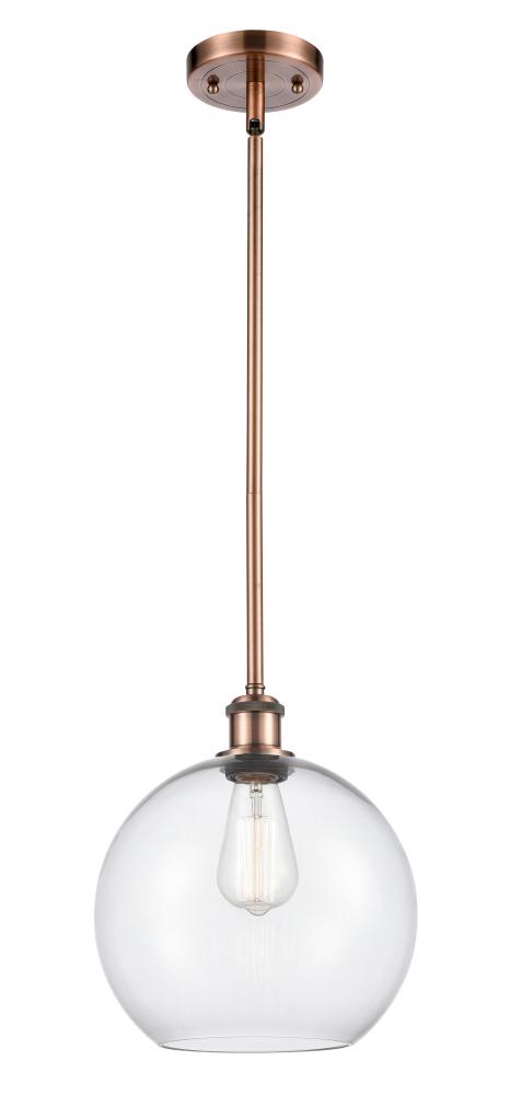 Athens - 1 Light - 10 inch - Antique Copper - Mini Pendant