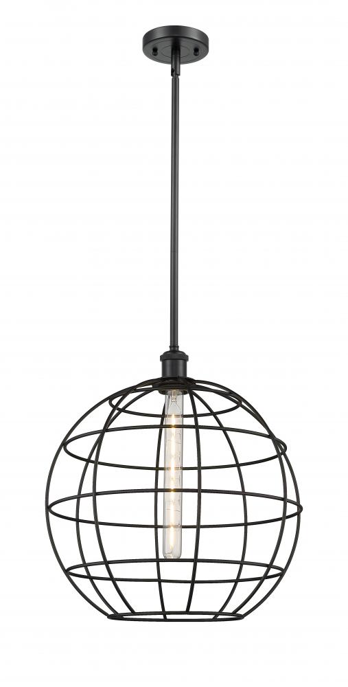 Lake Placid - 1 Light - 16 inch - Matte Black - Mini Pendant