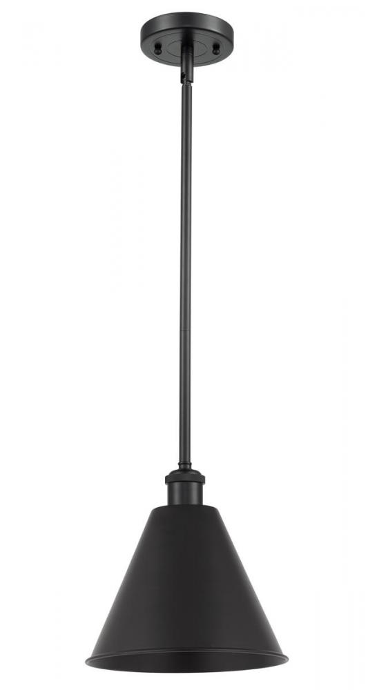 Berkshire - 1 Light - 12 inch - Matte Black - Pendant