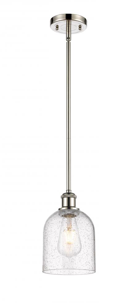 Bella - 1 Light - 6 inch - Polished Nickel - Mini Pendant