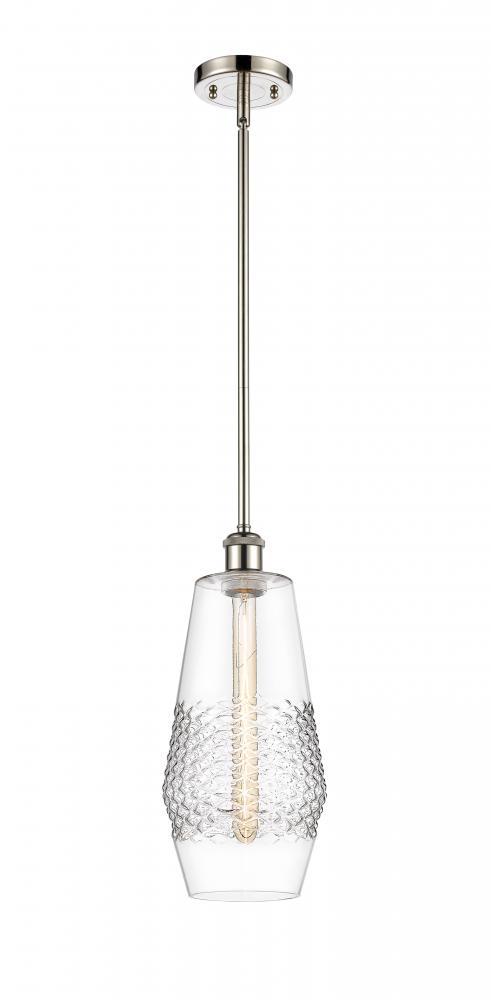 Windham - 1 Light - 7 inch - Polished Nickel - Mini Pendant