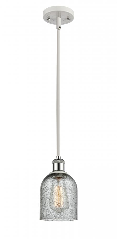 Caledonia - 1 Light - 5 inch - White Polished Chrome - Mini Pendant