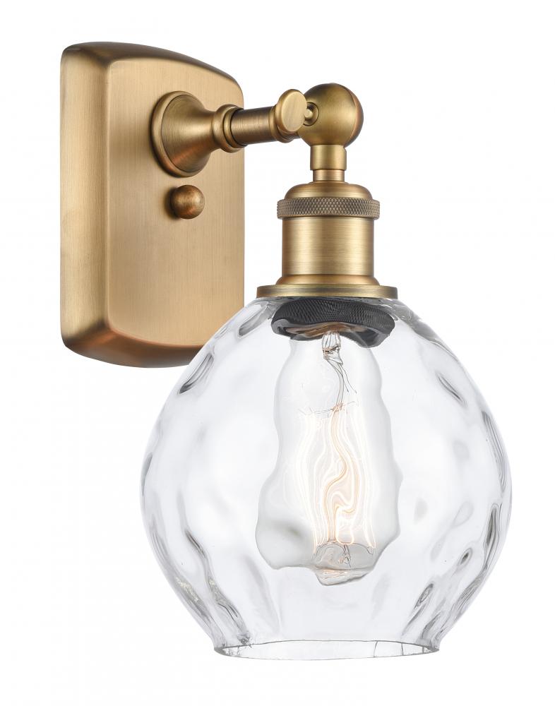 Waverly - 1 Light - 6 inch - Brushed Brass - Sconce