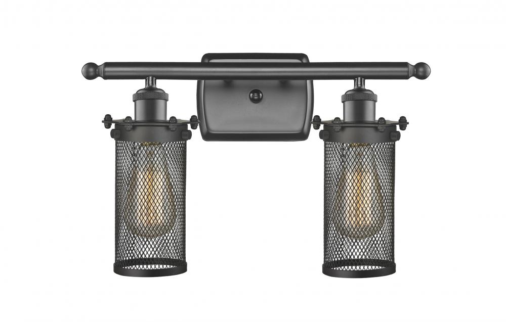 Bleecker - 2 Light - 14 inch - Oil Rubbed Bronze - Bath Vanity Light